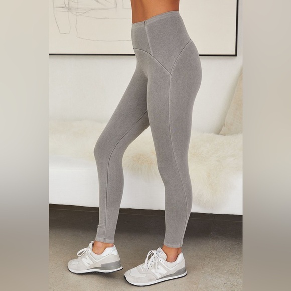 Venti6 Pants - (511-LTGRY) MOTION HIGH WAIST PREMIUM LEGGINGS